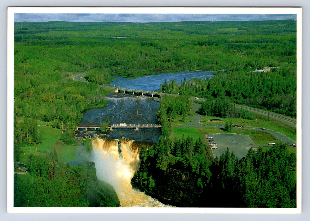Vintage Postcard  Northwestern Ontario Canada Legend of Kakabeka Falls