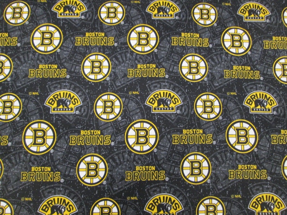 BOSTON BURINS FABRIC 1 YARD PIECE BRAND NEW SPORT DESIGN 100% COTTON