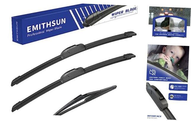Nissan Rogue Windshield Wiper Blades 26 17 12 Inch Hook Type Replacement