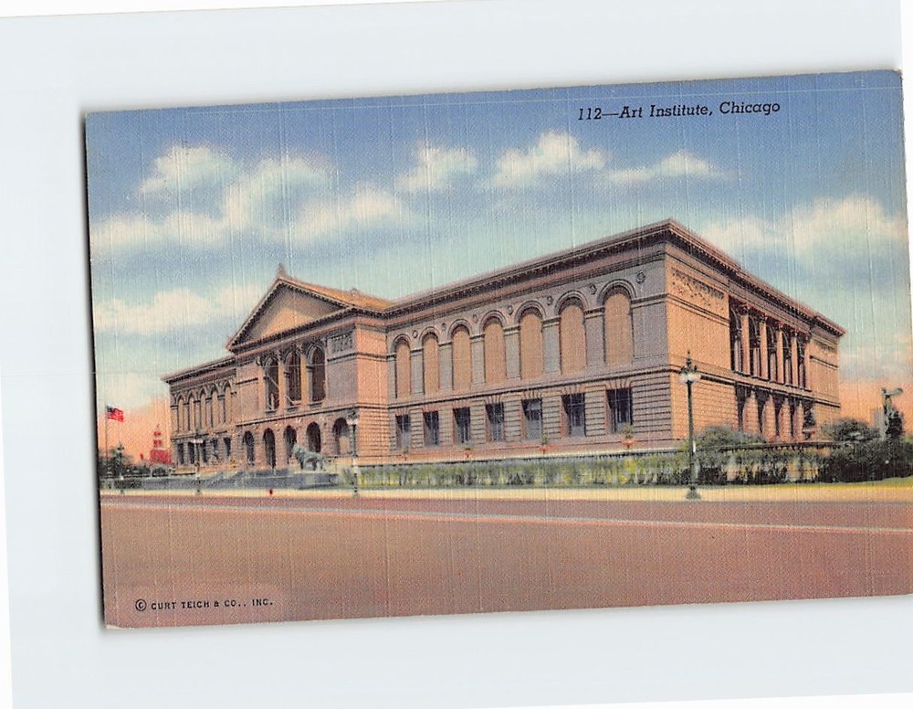 Postcard The Art Institute of Chicago Illinois USA