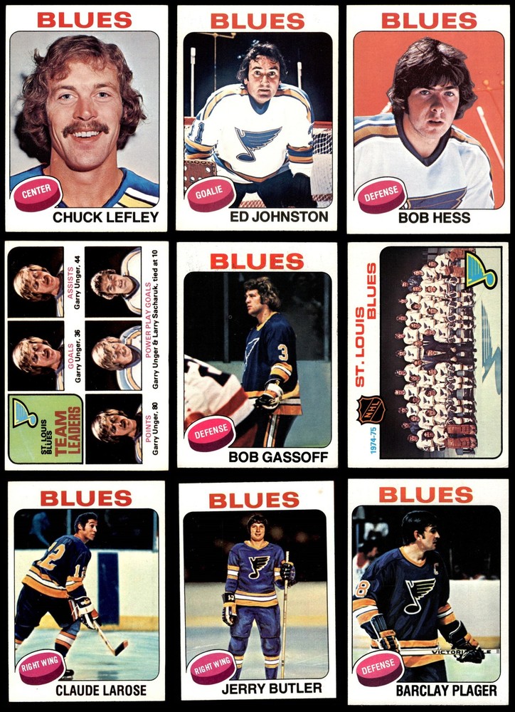 1975-76 Topps St. Louis Blues Team Set 6 - EX/MT 7146435
