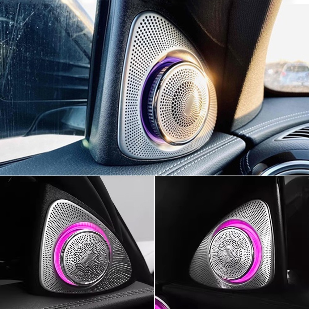 For Mercedes Benz S Class Ambient Light 7/64 Colors W222 3D Speaker LED Tweeter