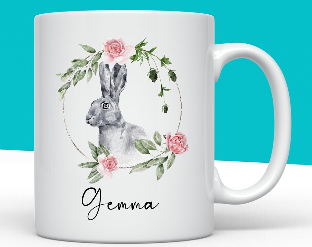 Personalised Rabbit Mug Rabbit Mum Mom Mug Best Rabbit Mum Rabbit Lover Gift