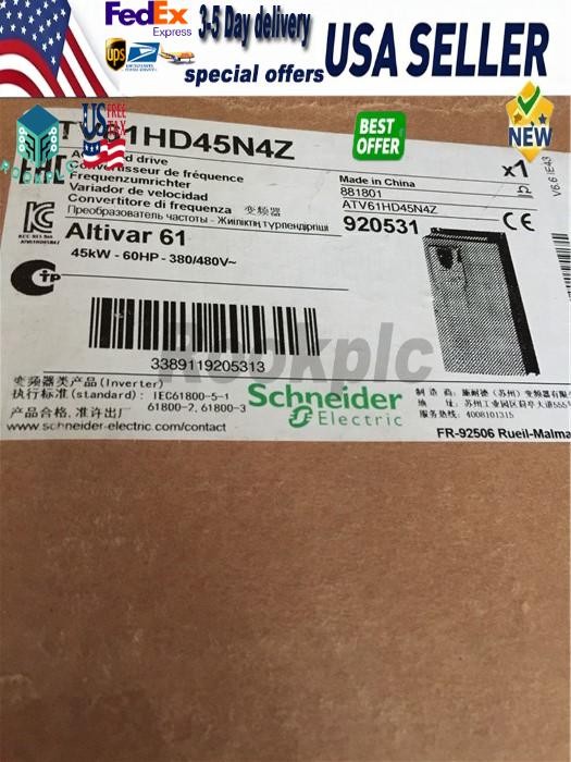ATV61HD45N4Z 380V 45KW New In Box One Year Warranty