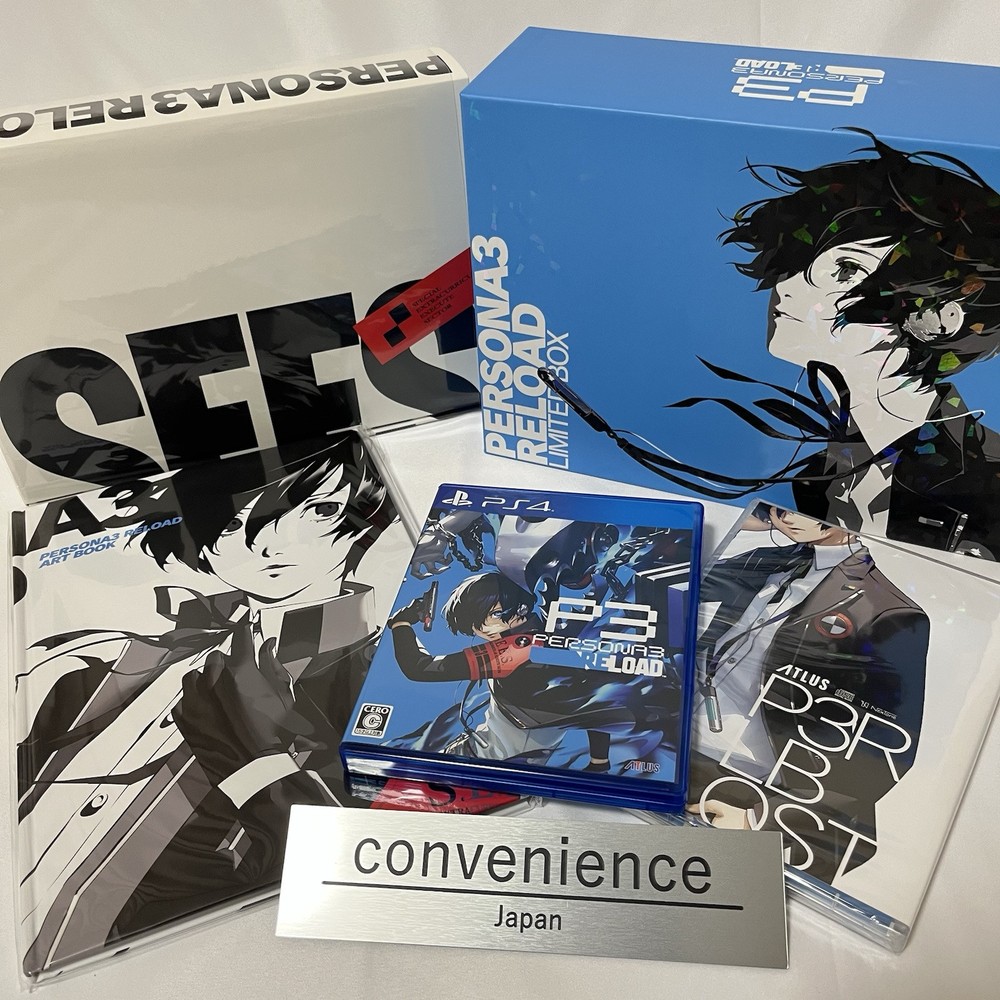 PERSONA 3 RELOAD LIMITED BOX  Full Complete Set Benefits 2024 P-STUDIO Used