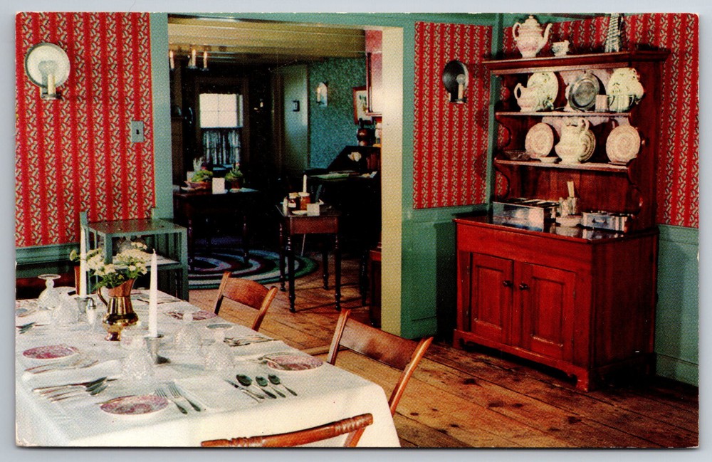 Absecon, New Jersey - NJ, Smithville Inn, Dining Room, Vintage Postcard