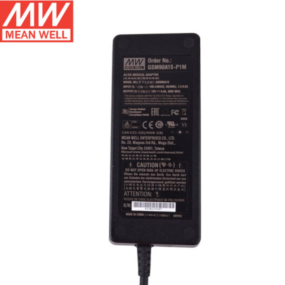 1PC  GSM90A15-P1M 15V 6A 90W  Medical Power Supplies Adapters