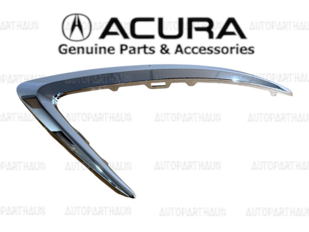 19 - 22 ACURA ILX DRIVER LEFT BUMPER FOG LIGHT GRILL GRILLE MOLDING TRIM CHROME