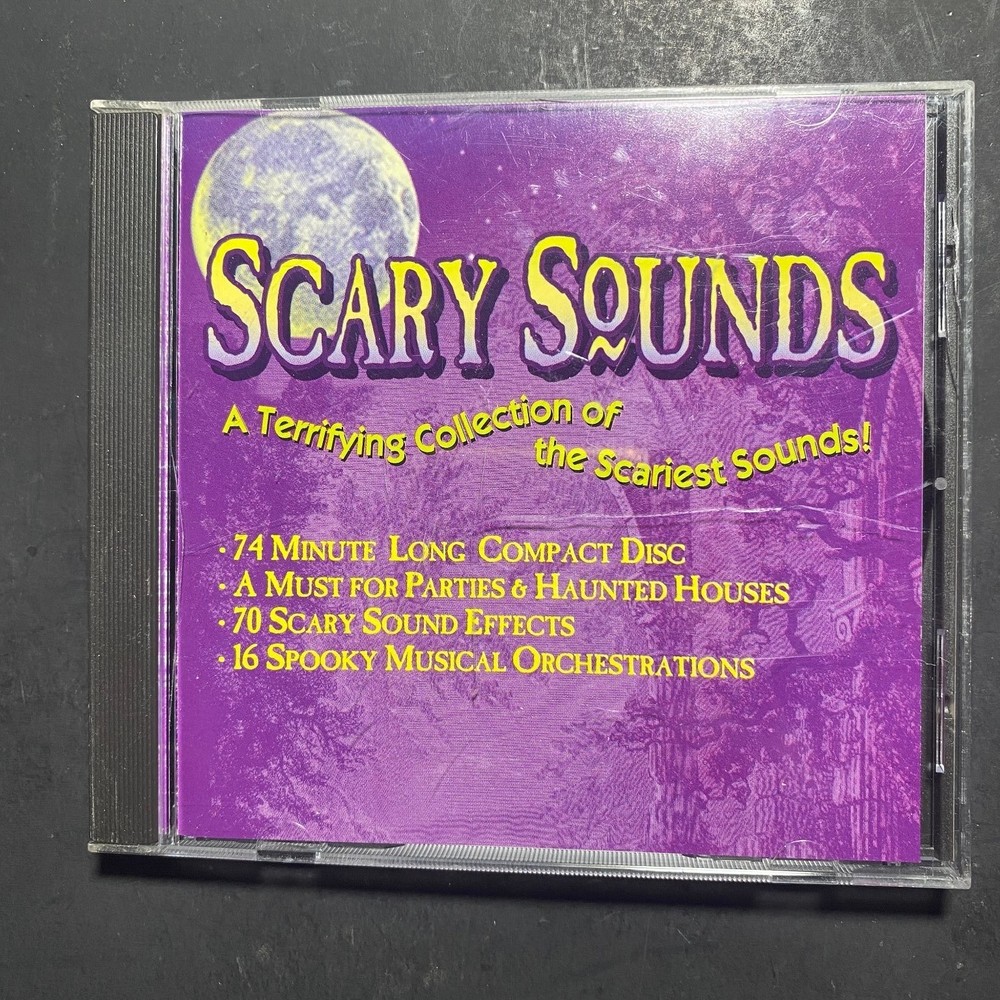 Scary Sounds CD 1998 Halloween Spooky Effects Orchestrations C&V Entertainment