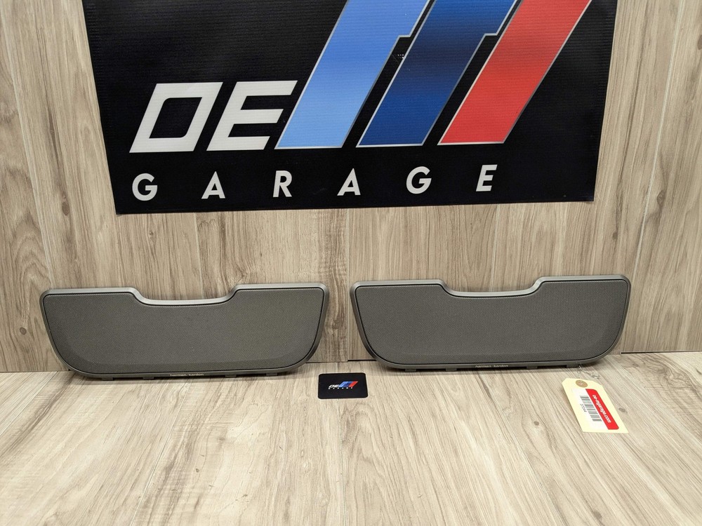 OEM BMW G11 G12 740 750 B7 Rear Deck Shelf Speaker Trim HARMON KARDON Cover PAIR