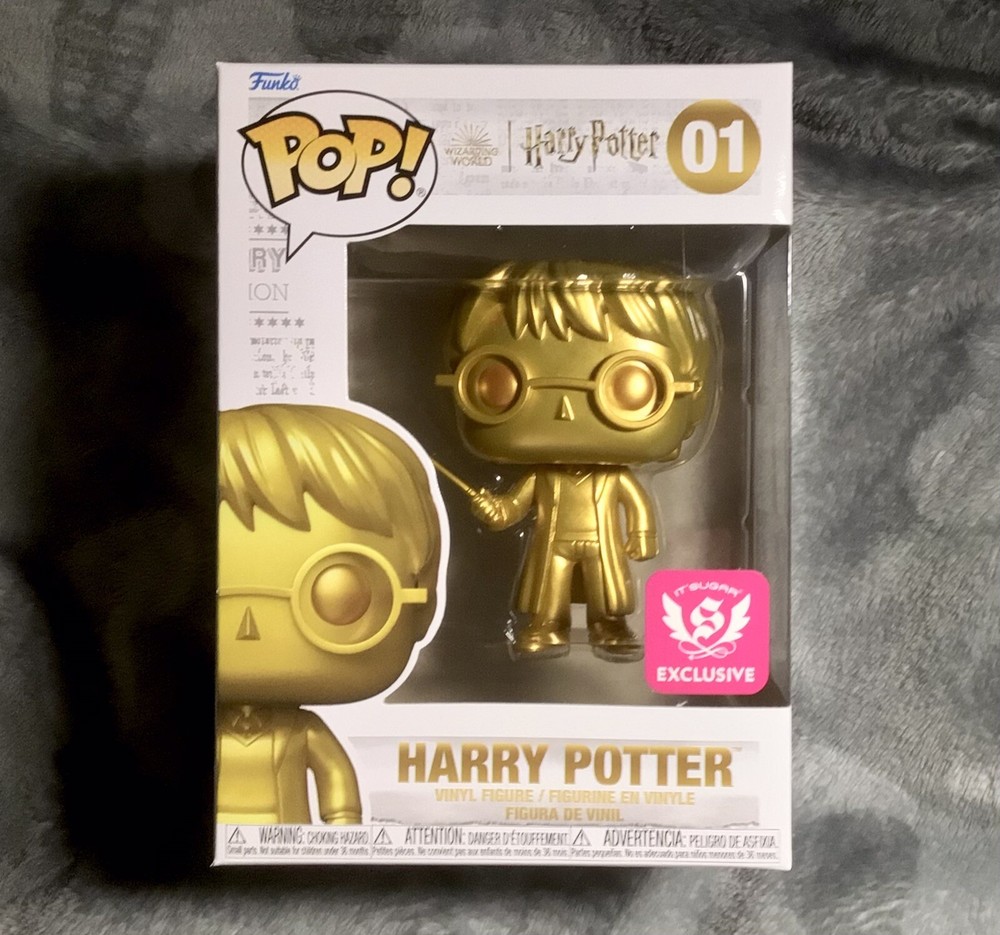 Funko Pop! Harry Potter 01 Gold IT’SUGAR Exclusive w/ Protector