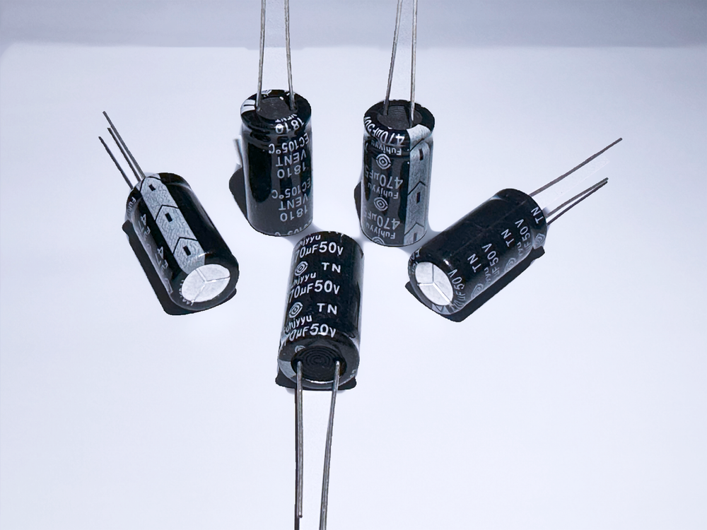 25Pcs TN Fuhjyyu 470uF 50V 10x20 Aluminum Electrolytic Radial Capacitor