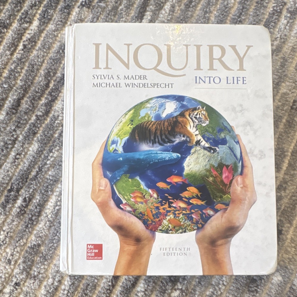 Inquiry Into Life Fifteenth Edition Mader Windelspecht McGraw Hill Biology