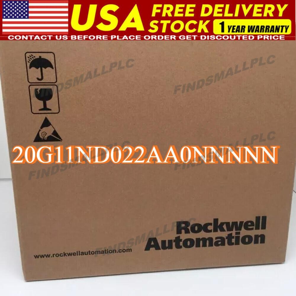 New Sealed AB 20G11ND022AA0NNNNN PowerFlex 755 AC Drive Air Cooled US Free Tax