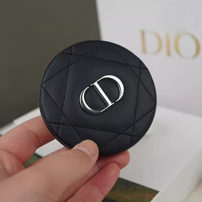 Dior Beauty Black Silver Makeup Compact Mirror VIP Gift New In Box