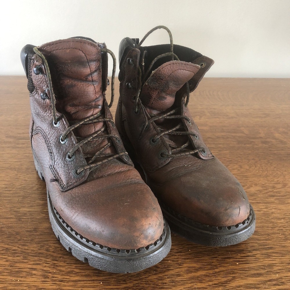 Red Wing 1926 Men's Work Boots Size 9B Pre-Owned Distressed