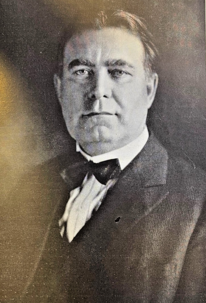 1925 Vintage Magazine Illustration Idaho Senator William E. Borah
