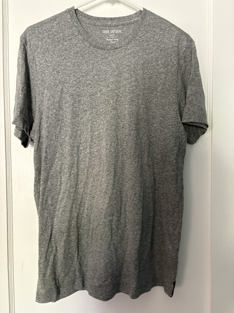 Todd Snyder Premium Jersey Grey T-shirt Men’s Size M