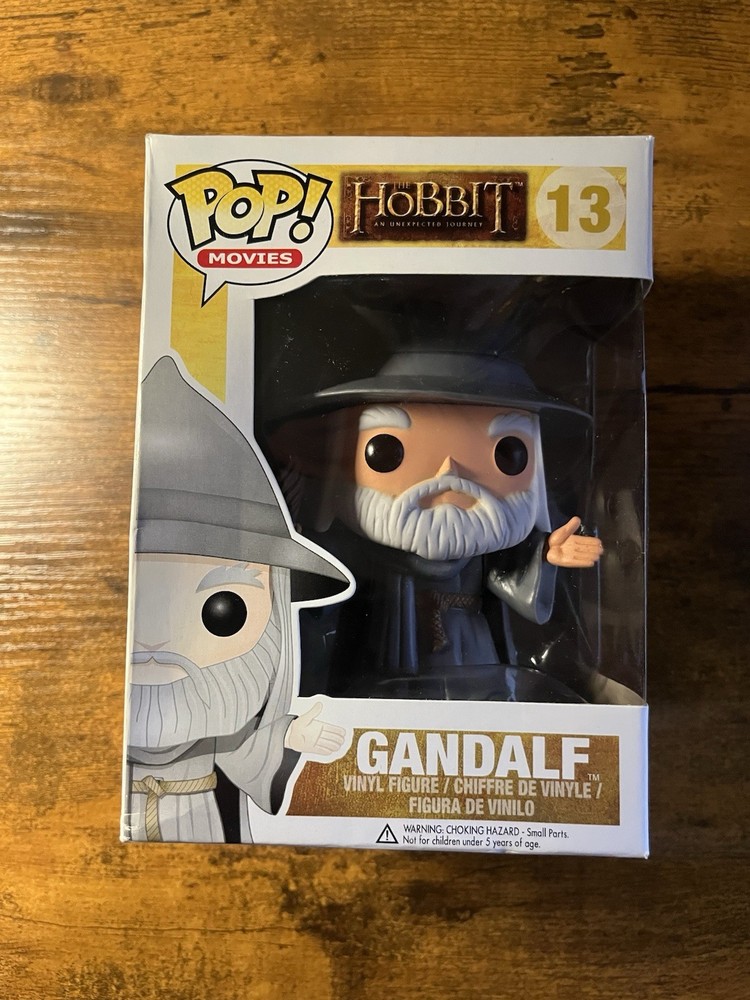 Funko Pop Gandalf 13 Hobbit Vinyl Figure Damaged Box With Protector Case