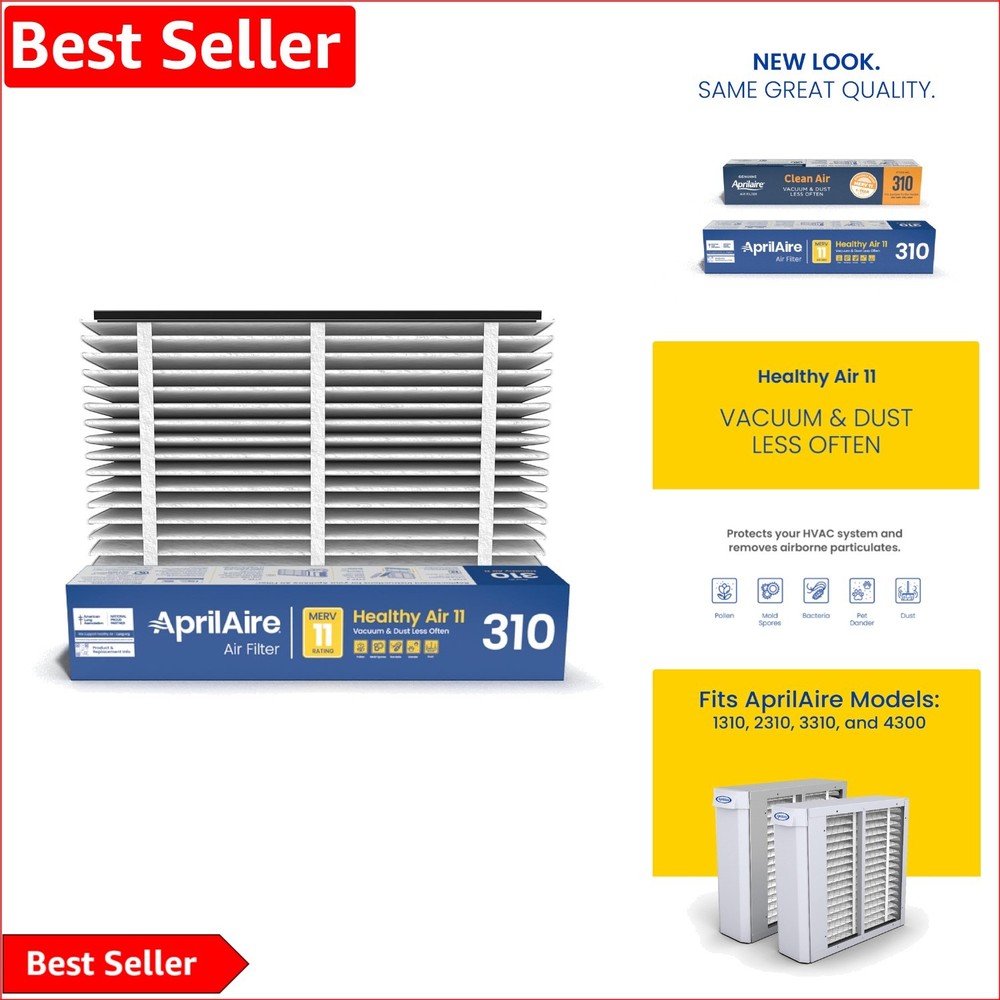 Upgrade Your Air Quality: 310 MERV 11 Replacement Filter 20x20x4 for Purifiers