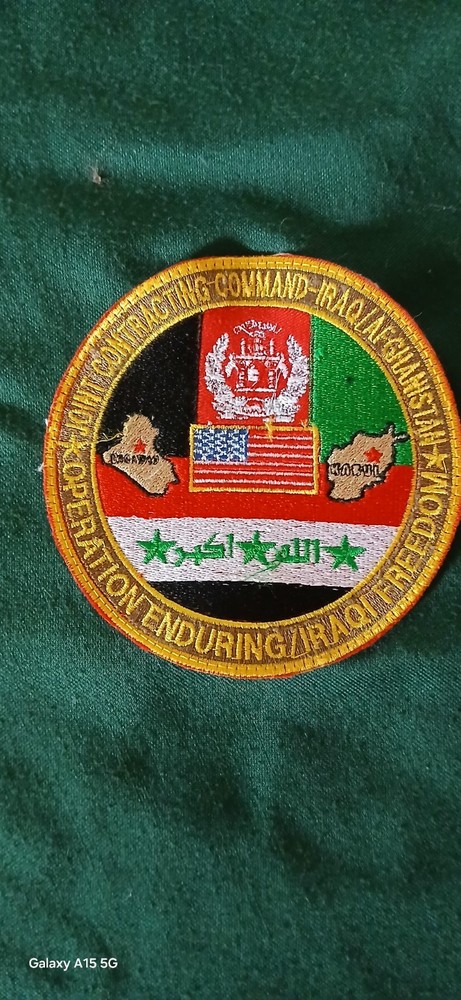 Patch/ Joint Contracting Command Iraq/Afghanistan/ OEF/ OIF/ Theater Made