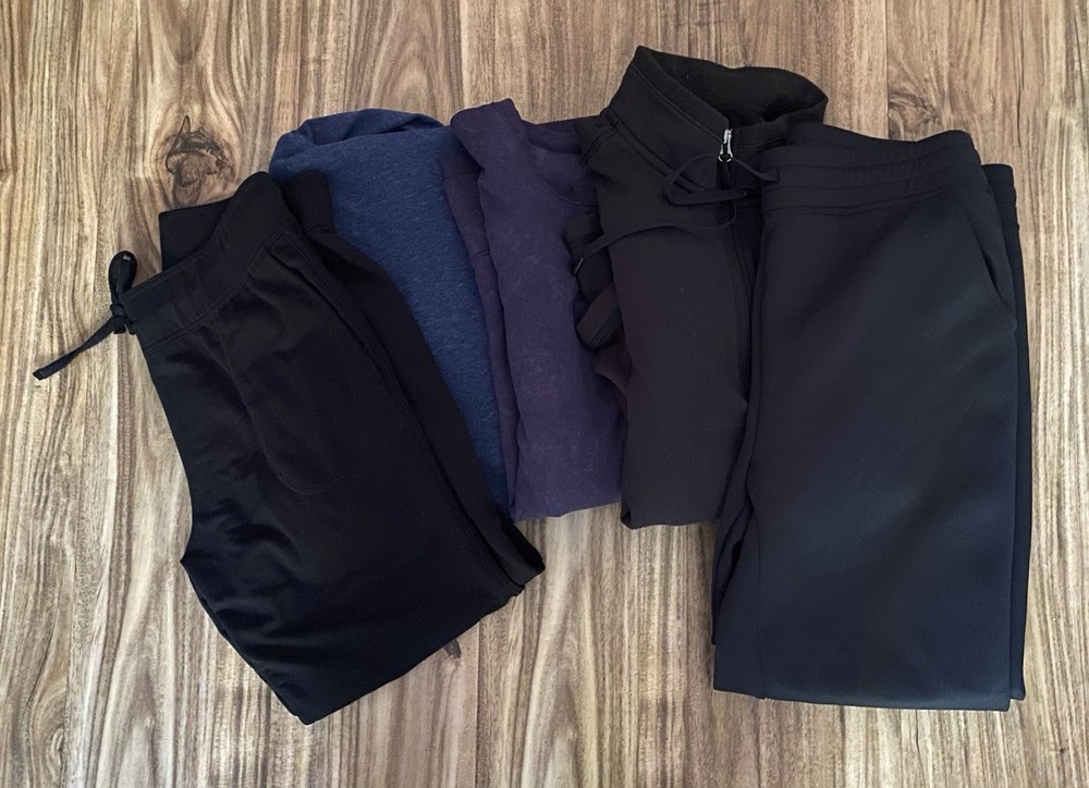 32 Degrees HEAT COOL Jogger Sweatpants Men's S-XL Black Blue Elastic Waist lot5