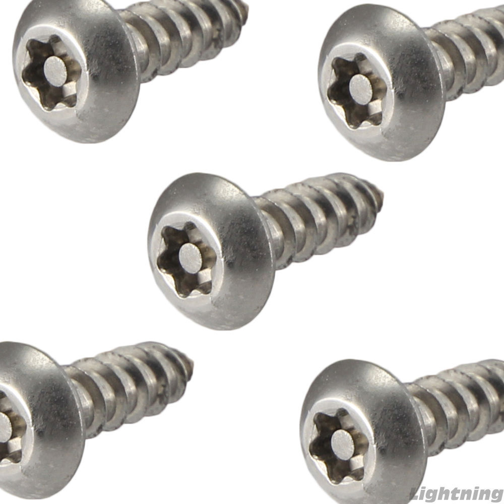 Stainless Steel Torx Tamper Proof Security Sheet Metal Screw #14 x 1-3/4