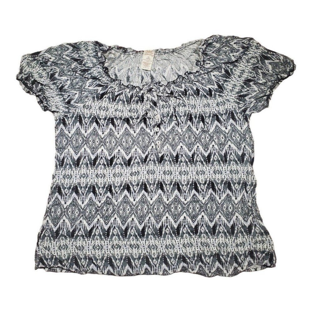 Faded Glory Women's Top Blouse Soft comfortable Size 1x 16w FREE SHIPPING