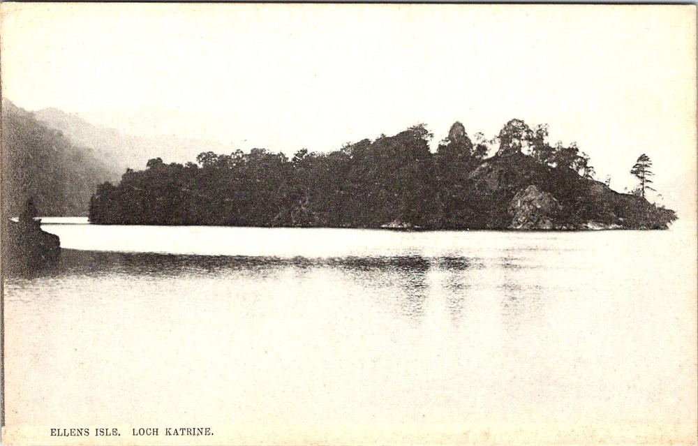 Ellens Isle, LOCH KATRINE, Scotland Postcard