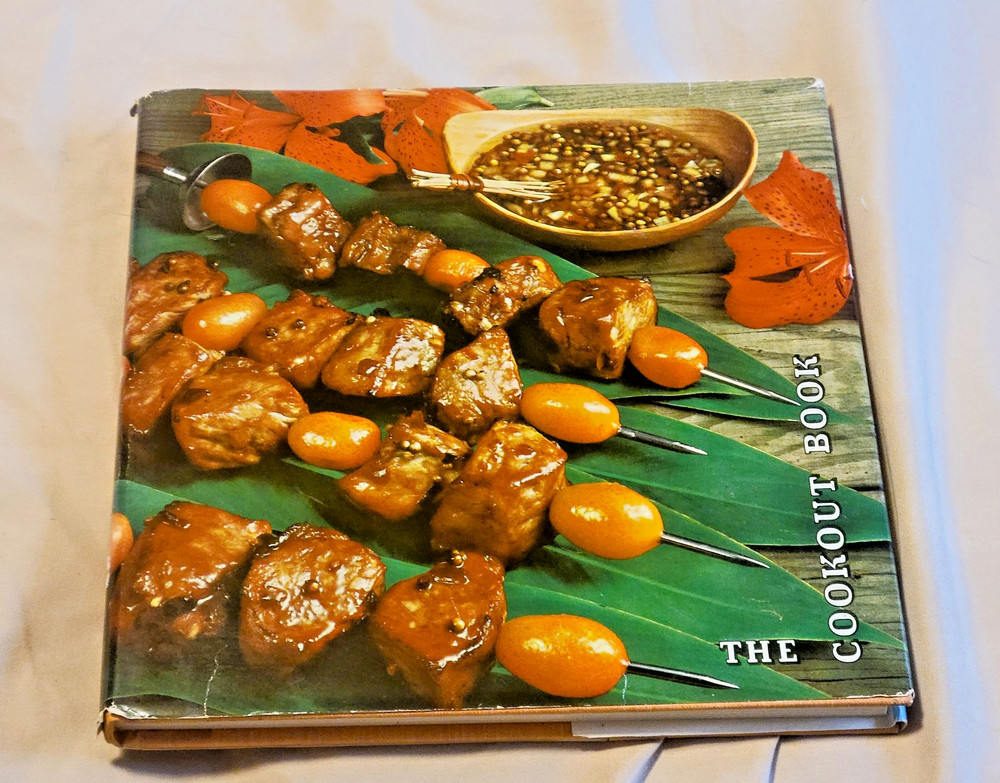 Vintage 1961 The Cookout Book Helen Evans Brown Ward Ritchie Press BBQ Grilling