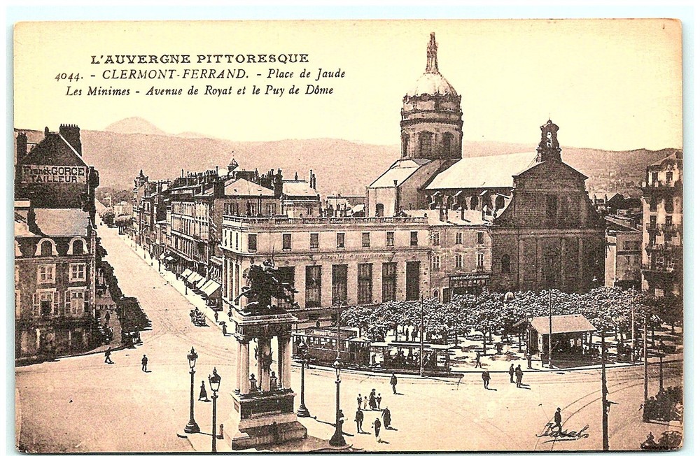 S02-1301, Place De Jaude, Clermont Ferrand, **Vintage Postcard.