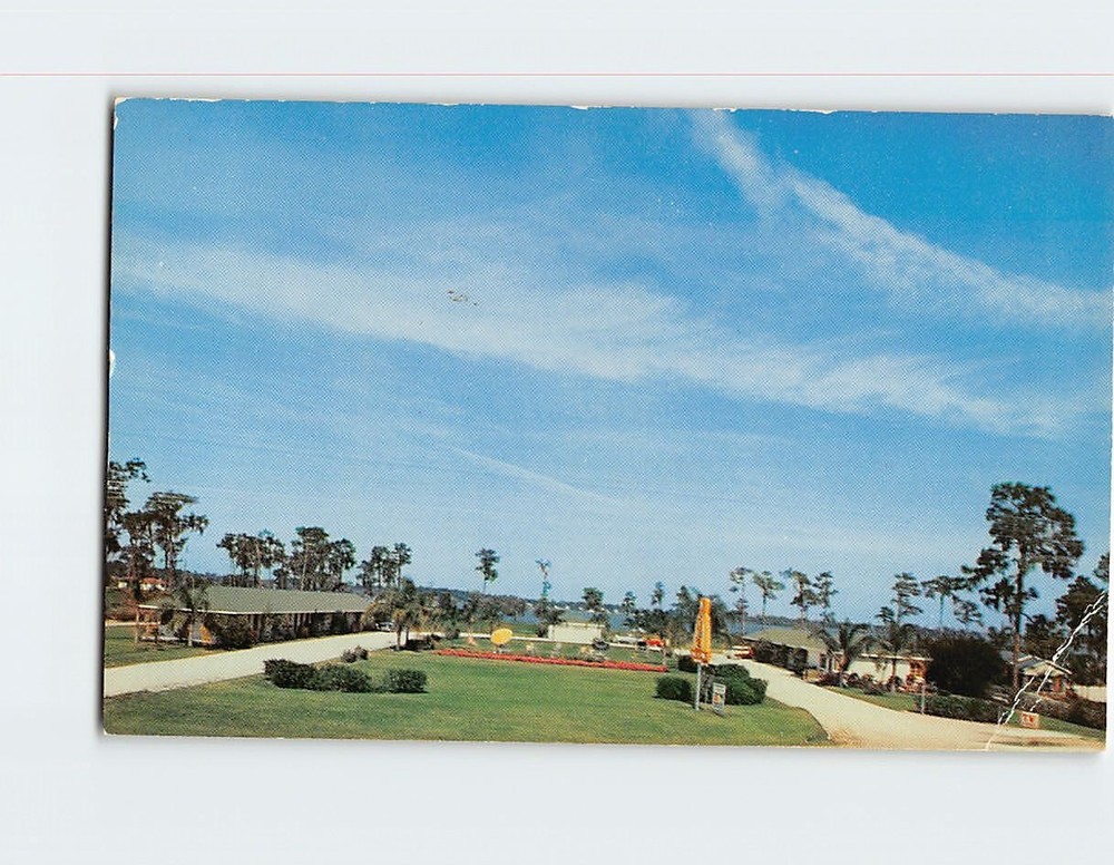 Postcard Motel Lake Lena Auburndale Florida USA
