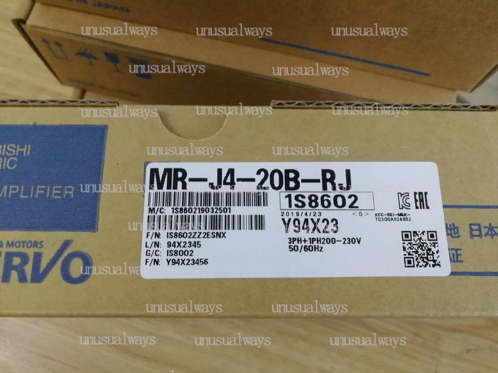 1PCS NEW Mitsubishi servo driver MR-J4-20B-RJ MRJ420BRJ