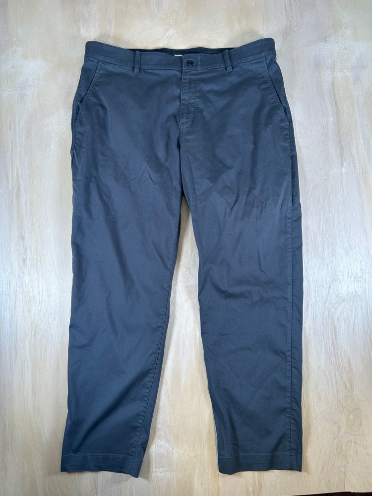 Nike Golf Pants Men 38x32 Black Dri-Fit Straight Leg Activewear Athletic Bottoms