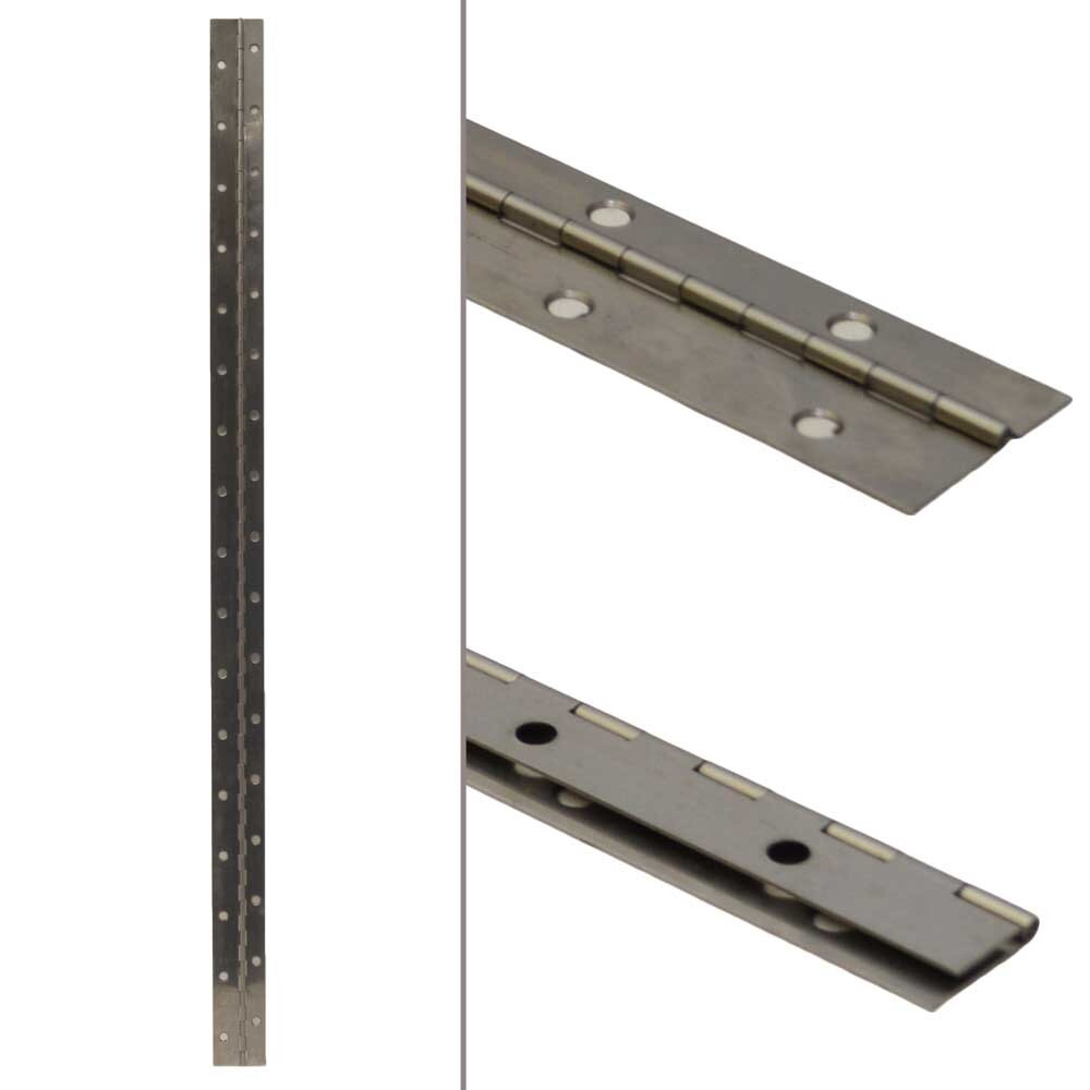 Bisagra de piano Scout Boat | 34 1/2 x 1 3/4 pulgadas calibre 20 aluminio