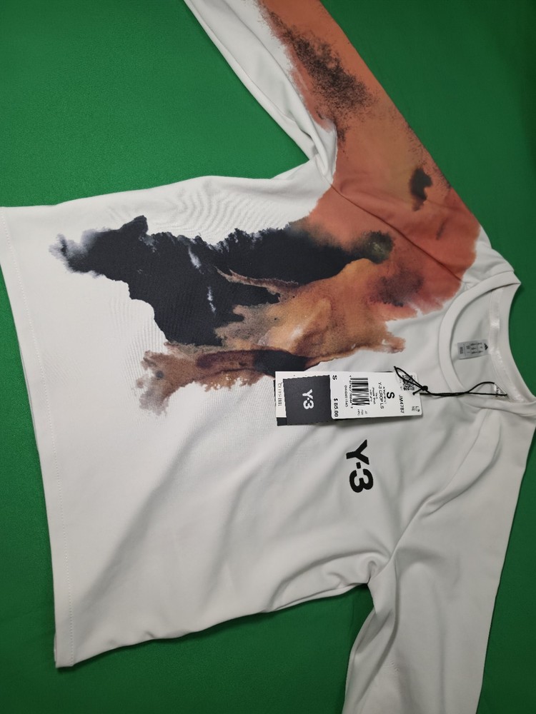 Adidas X Y-3 US Open Tennis  Long Sleeve T-shirt Crop Top JM4787 Women’s Small