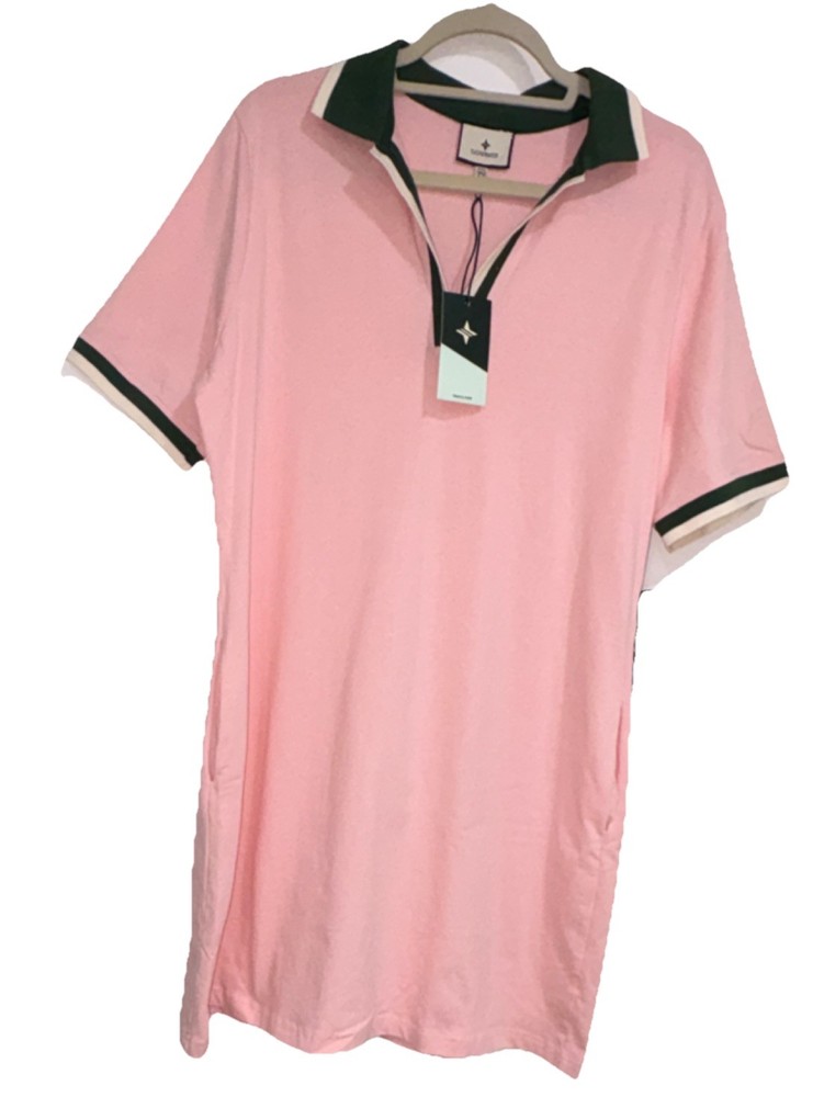 Tuckernuck NWT Women’s Sz XXL Pink Salt Hutton Polo Tennis Resort Preppy Dress