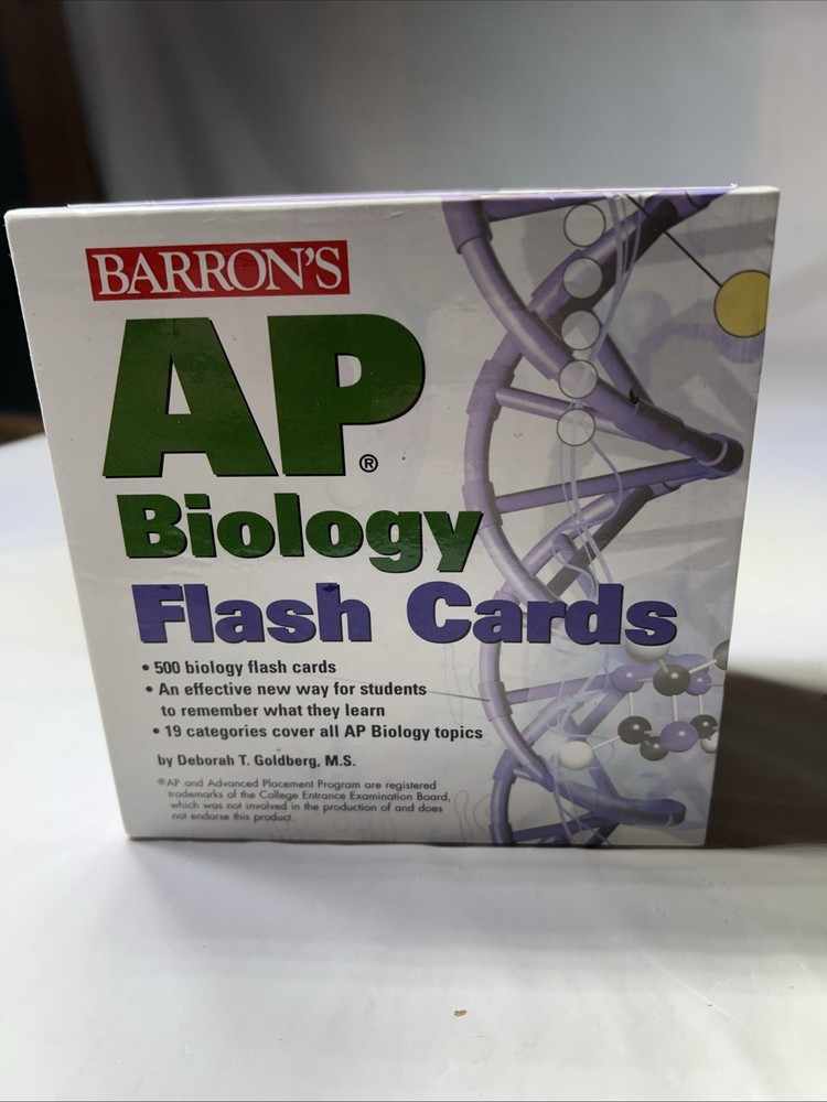 AP Biology Flash Cards by Deborah T. Goldberg (2006, Cards,Flash Cards)