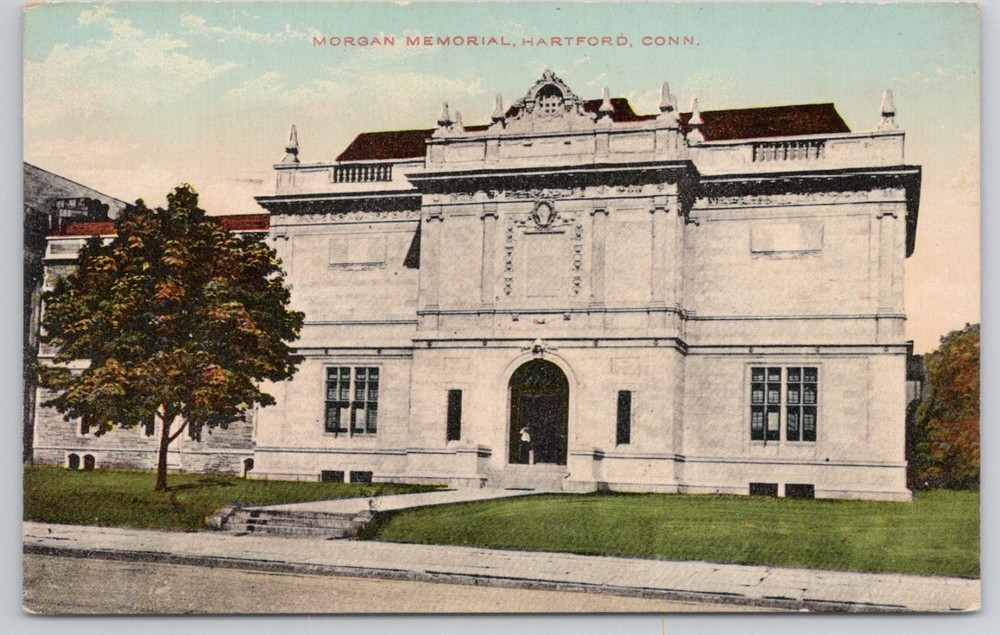 Morgan Memorial Hartford CT Postcard - New York & Eastern News Co. c1910s