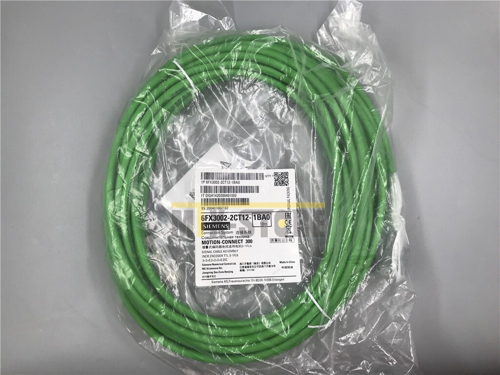 1PC Siemens S-1FL6 Motor Incremental Encoder Cable 6FX3002-2CT12-1BA0 10m