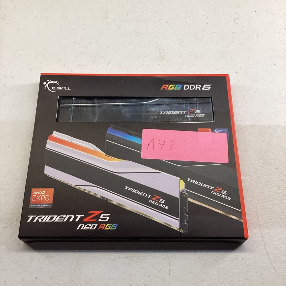 G.Skill Trident Z5 Neo RGB Series 32GB DDR5-6000 PC5-48000 CL30 Dual Channel...