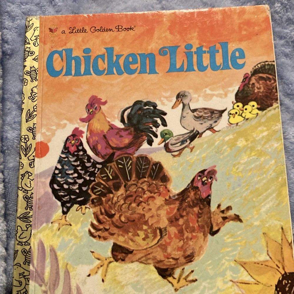 Little Golden Books Chicken Little Hardcover Illustrated Picture Book Ages 4-8