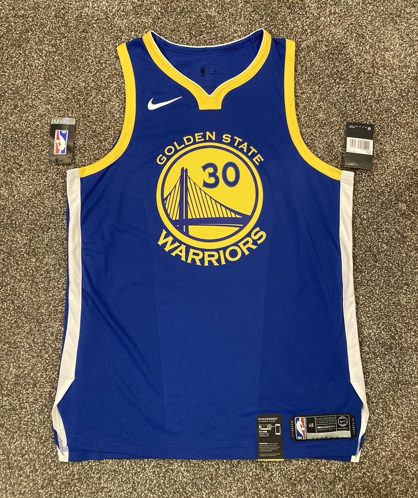 NWT Stephen Curry Authentic Nike Aeroswift Jersey 48 Large Golden State Warriors