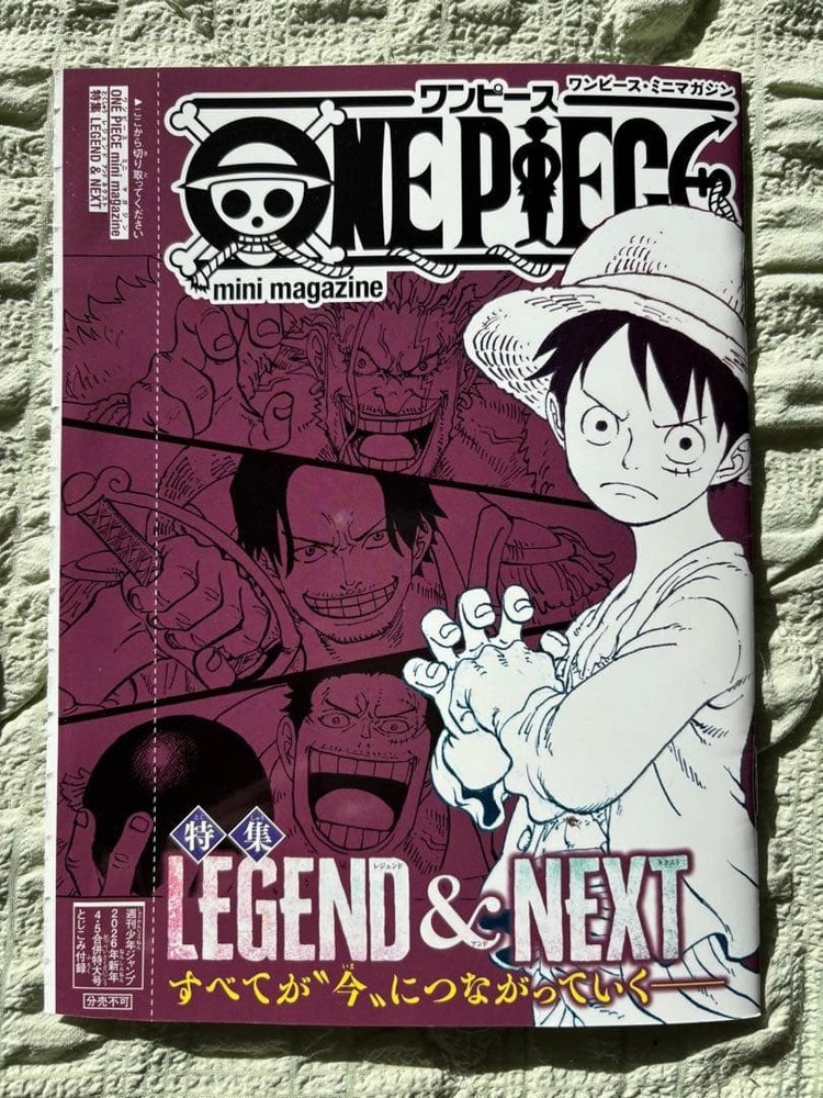ONE PIECE Mini Magazine LEGEND  NEXT Weekly Shonen Jump Supplement