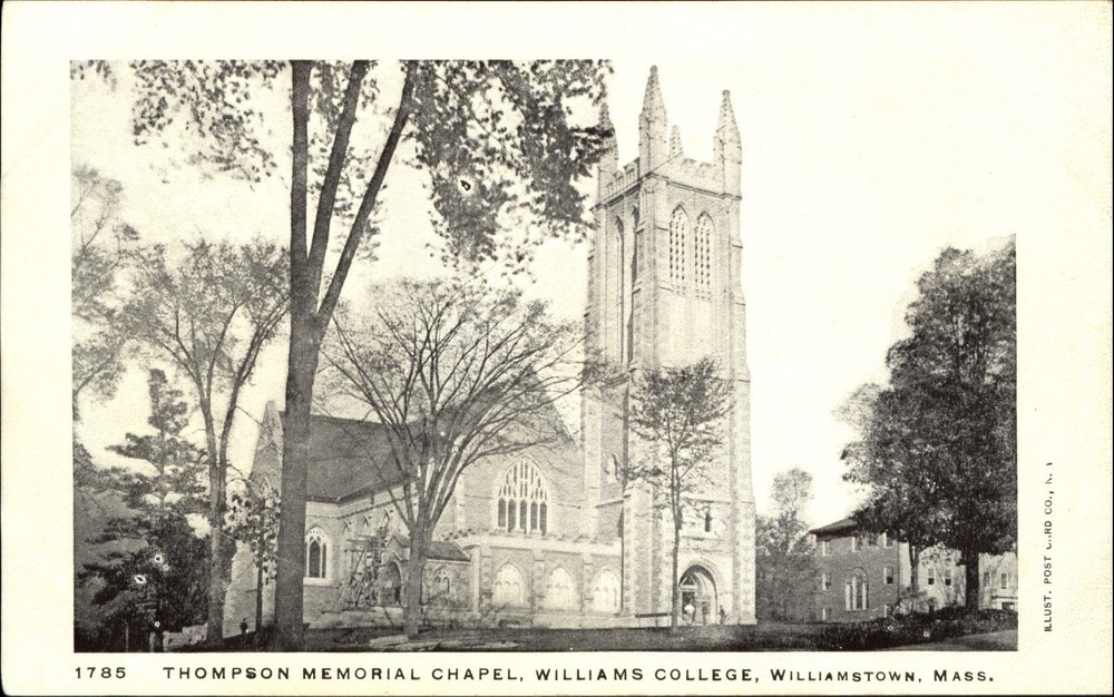 Thompson Memorial Chapel Williams College Williamstown Massachusetts~UDB c1905