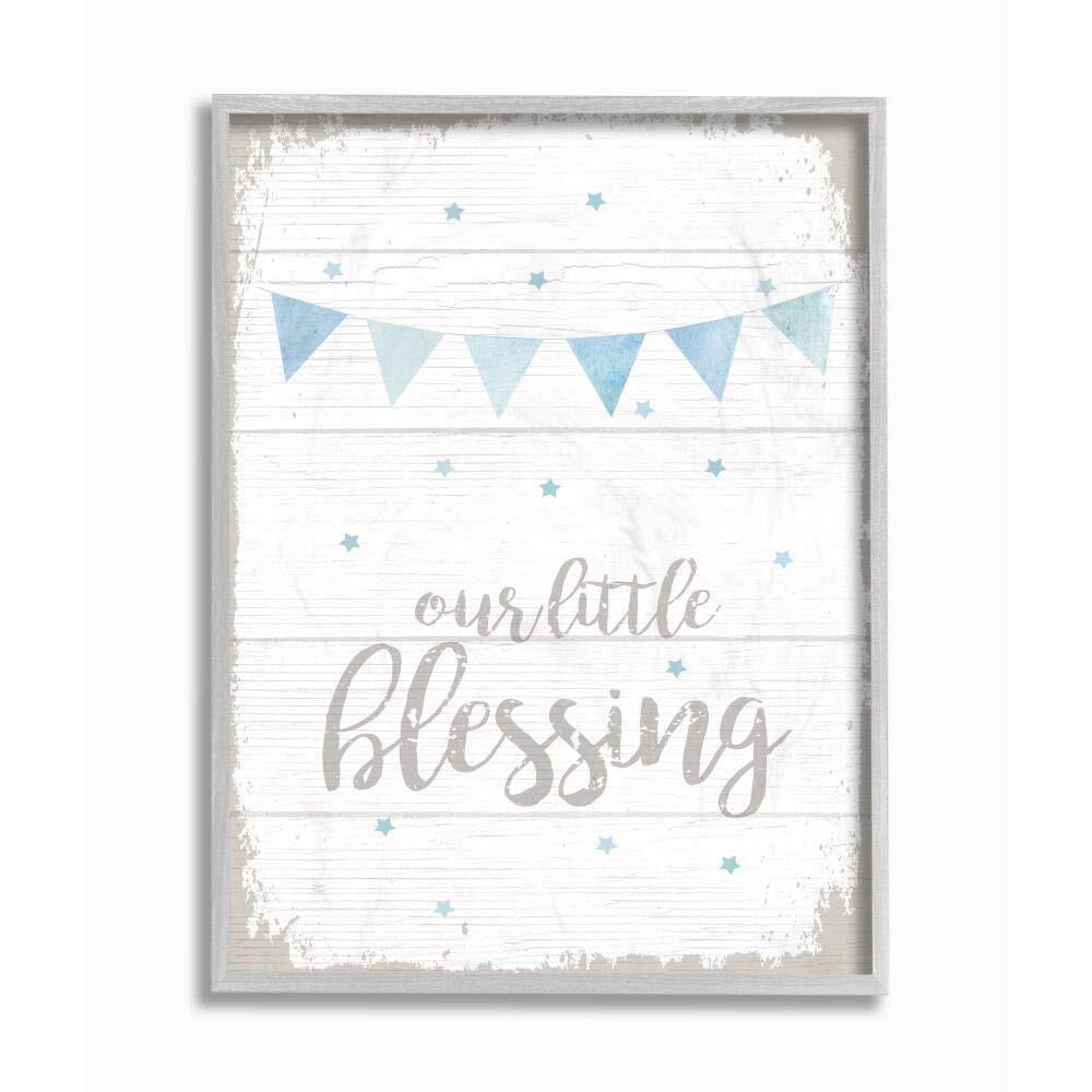 Our Little Blessing Blue Word, Design by Artist Daphne Polselli Wall Art, 11 ...