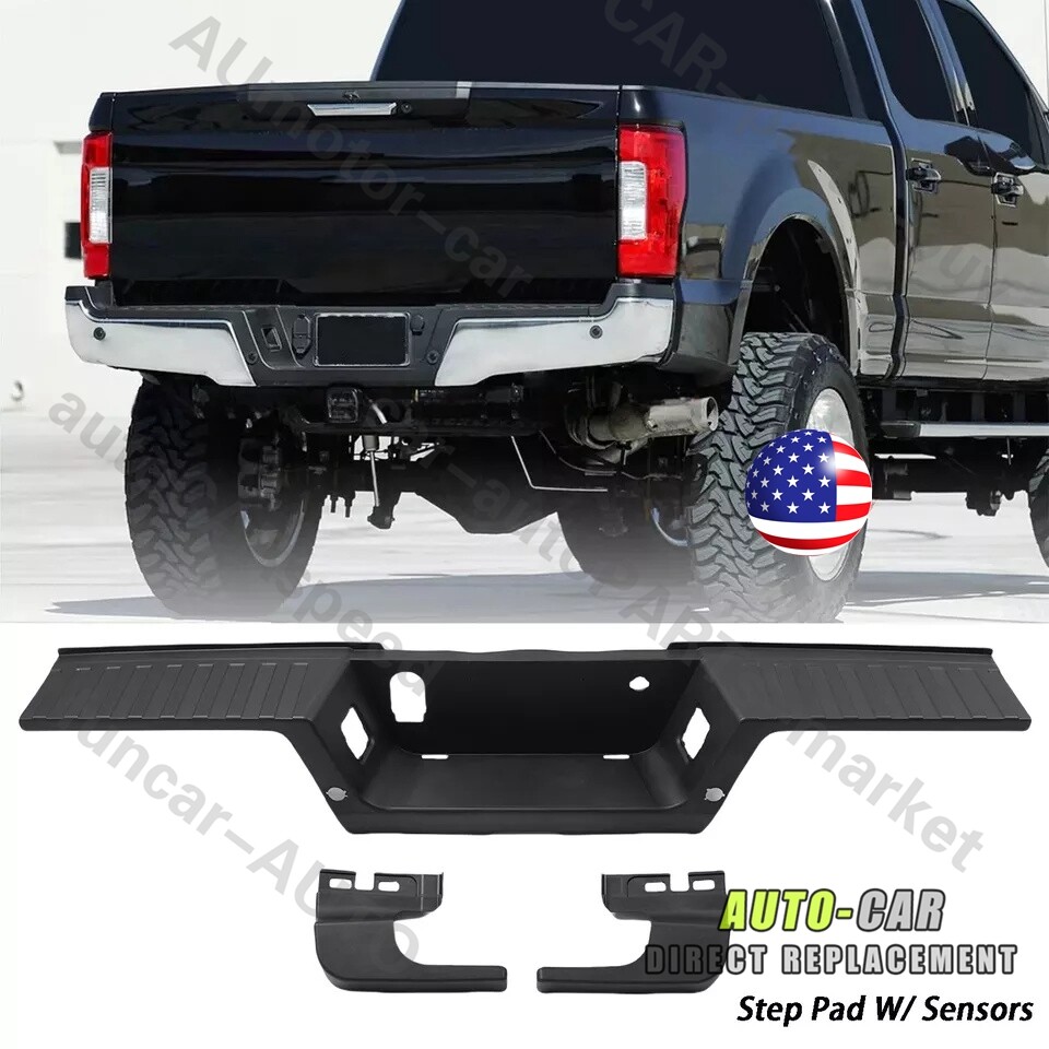 Chrome Rear Bumper Step For 17-22 Ford F250 F350 F450 Super Duty w/ PAS Hole DE