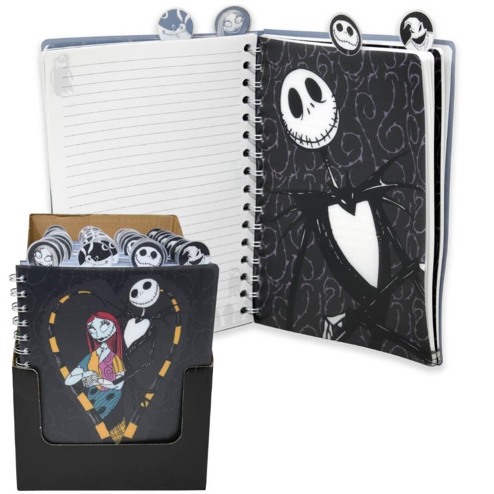 Nightmare Before Christmas 4 Tabbed Spiral 96Pg Journal In Pdq ACC NEWAnother great item from Rarewaves USA | Free delivery!