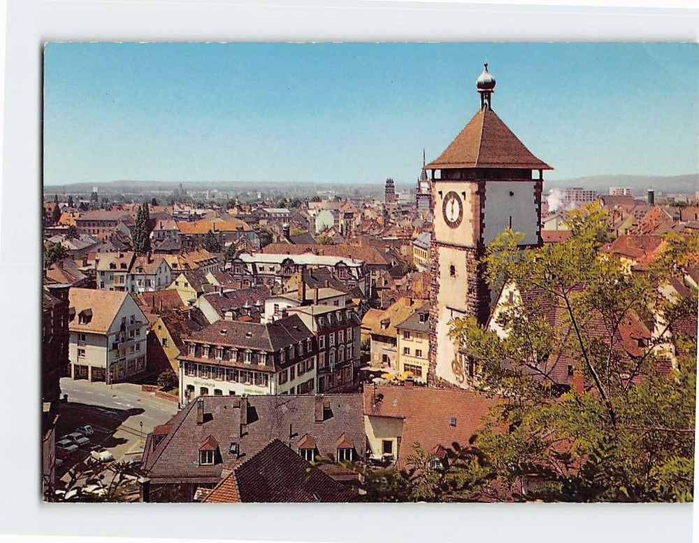 Postcard Schwabentor Freiburg Germany