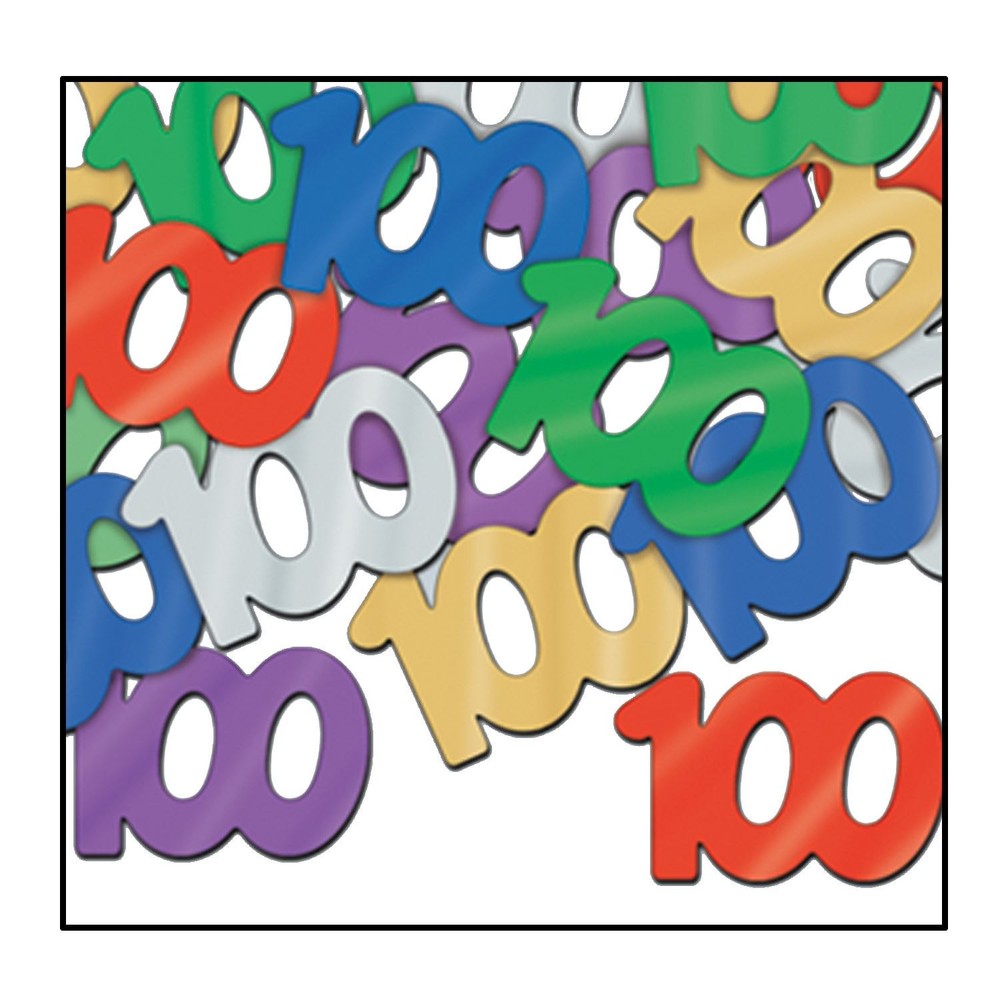 Fanci-Fetti 100 Silhouette Cutouts for Party Decorations
